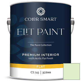 Краска COLOR SMART CS 745 ELIT PAINT глубокоматовая моющаяся краска цвет 2030-60 Celery Ice
