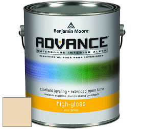 Benjamin Moore 794 Advance Interior Paint-High Gloss глянцевая алкидная эмаль цвет 219 Coronado Cream