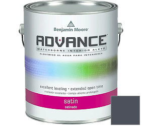 Краска Benjamin Moore 792. Advance Interior Paint-Satin эмаль цвет 833 Evening Sky