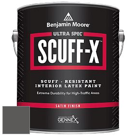 Benjamin Moore 486 Ultra Spec SCUFF-X Interior Satin Finish краска цвет 2134-30 Iron Mountain