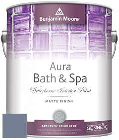 Benjamin Moore Aura 532 Bath & Spa Waterborne Interior Paint Matte Finish краска цвет AF-580 