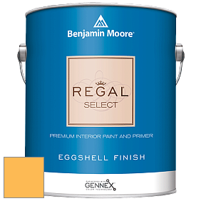 Benjamin Moore 549 Regal Select Waterborne Interior Eggshell Finish краска цвет 314 Imperial Yellow
