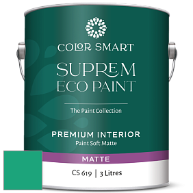 COLOR SMART CS 619 SUPREM ECO PAINT матовая краска цвет 2045-30 Green Leaf
