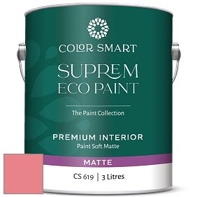 COLOR SMART CS 619 SUPREM ECO PAINT матовая краска цвет 2009-40 Pink Peach