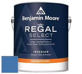 Benjamin Moore 550 Regal Select Waterborne Interior Pearl Finish краска цвет NCS S 3050-R80B 