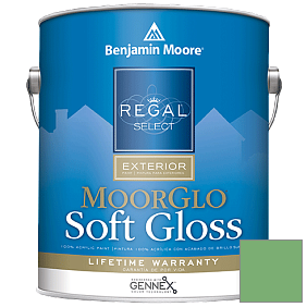 Краска Regal Select Exterior Paint-Moor GloSoft Gloss Finish (W096) цвет 573 Four Leaf Clover