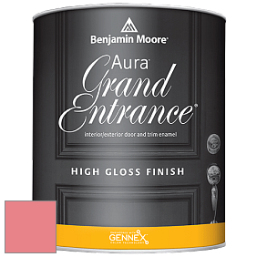 Benjamin Moore Aura 148 Grand Entrance High Gloss эмаль цвет 2009-40 Pink Peach