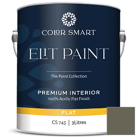 Краска COLOR SMART CS 745 ELIT PAINT глубокоматовая моющаяся краска цвет 1498 Forest Floor