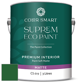 COLOR SMART CS 619 SUPREM ECO PAINT матовая краска цвет RAL 6002 
