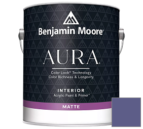 Краска Benjamin Moore Aura Interior Paint - Matte (522) цвет 1407 Mauve Bauhaus