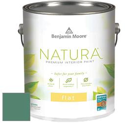 Benjamin Moore 512 Natura Interior Flat Finish матовая краска цвет 2041-30 Green Gables
