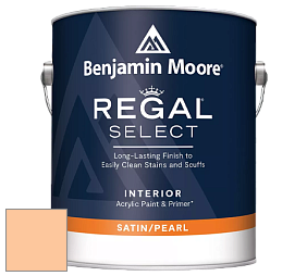 Benjamin Moore 550 Regal Select Waterborne Interior Pearl Finish краска цвет 130 Peach Jam