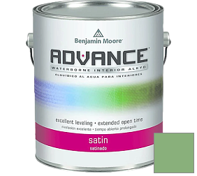 Краска Benjamin Moore 792. Advance Interior Paint-Satin эмаль цвет 2034-40 Cedar Green