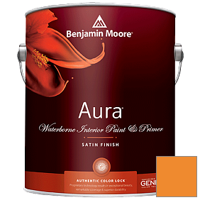Краска Aura Waterborne Interior Satin Finish (526) цвет 2017-20 Sharp Cheddar