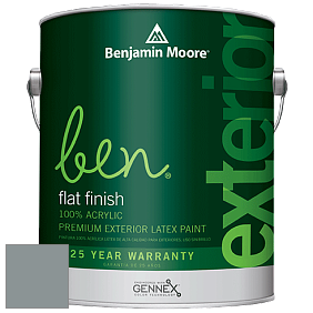 Benjamin Moore Ben 541 Waterborne Exterior Flat Finish краска цвет HC-162 BM HC-162