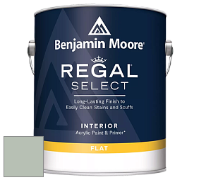 Benjamin Moore 547 Regal Select Waterborne Interior Flat Finish краска цвет 459 Woodland Green