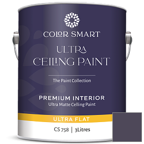 Краска COLOR SMART CS 758 ULTRA CEILING PAINT ультраматовая краска цвет 2070-20 Plum Royale