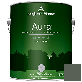 Краска Aura Waterborne Exterior Flat Finish (629) цвет 448 Dakota Shadow