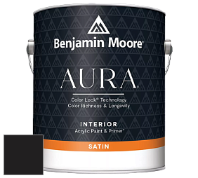 Benjamin Moore Aura 526 Waterborne Interior Satin Finish покрытие цвет RAL 8022 