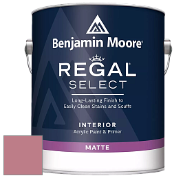 Benjamin Moore 548 IRegal Select Interior Paint - Matte краска цвет 2005-40 Genuine Pink
