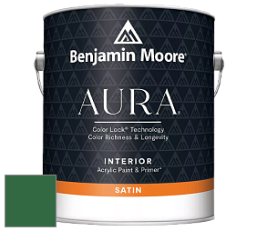 Benjamin Moore Aura 526 Waterborne Interior Satin Finish покрытие цвет NCS S 4550-G10Y 
