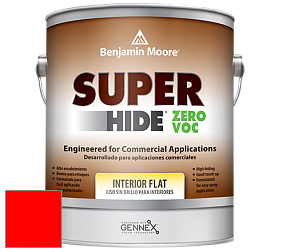 Benjamin Moore 355 Super Hide Zero Voc Interior Flat краска цвет RAL 3026 