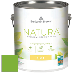 Benjamin Moore 512 Natura Interior Flat Finish матовая краска цвет 2030-30 Lucky Charm Green
