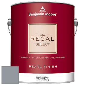 Benjamin Moore 550 Regal Select Waterborne Interior Pearl Finish краска цвет 2126-40 Sweatshirt Gray