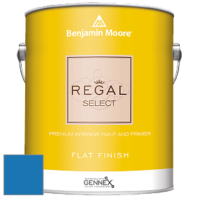 Benjamin Moore 547 Regal Select Waterborne Interior Flat Finish краска цвет 2066-30 Big Country Blue