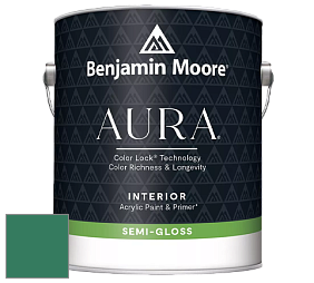 Benjamin Moore Aura 528 Waterborne Interior Semi-gloss Finish краска цвет 2043-20 Ming Jade