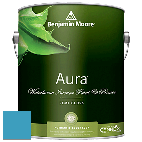 Benjamin Moore Aura 528 Waterborne Interior Semi-gloss Finish краска цвет NCS S 2050-B 