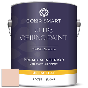 COLOR SMART CS 758 ULTRA CEILING PAINT ультраматовая краска цвет 2175-60 Light Salmon