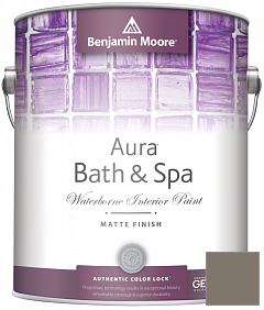 Краска Benjamin Moore Aura Bath & Spa Interior Paint Matte Finish (532) цвет 1546 Gargoyle