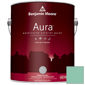 Краска Aura Waterborne Exterior Satin Finish (631) цвет 599 Brookdale Gardens