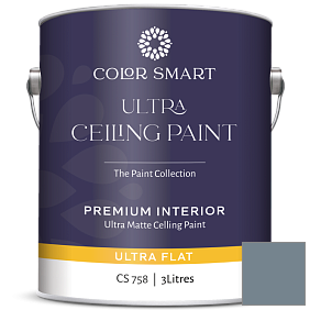 Краска COLOR SMART CS 758 ULTRA CEILING PAINT ультраматовая краска цвет 2129-40 Normandy