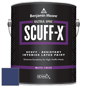 Benjamin Moore 484 Ultra Spec SCUFF-X Interior Matte Finish краска цвет NCS S 5540-R70B 