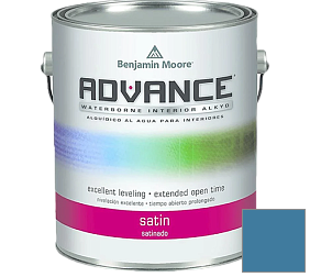 Краска Benjamin Moore 792. Advance Interior Paint-Satin эмаль цвет 804 Chicago Blues