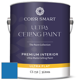 COLOR SMART CS 758 ULTRA CEILING PAINT ультраматовая краска цвет 2066-30 Big Country Blue