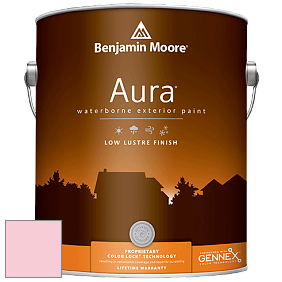 Benjamin Moore Aura 634 Waterborne Exterior Low Lustre Finish краска цвет 2002-60 Sweet 16 Pink