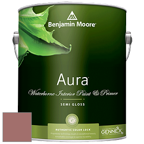 Benjamin Moore Aura 528 Waterborne Interior Semi-gloss Finish краска цвет 2092-40 Texas Rose