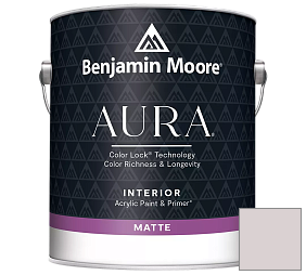 Краска Benjamin Moore Aura Interior Paint - Matte (522) цвет 2114-60 Hint of Violet