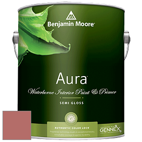 Benjamin Moore Aura 528 Waterborne Interior Semi-gloss Finish краска цвет 2090-40 Wild Flower