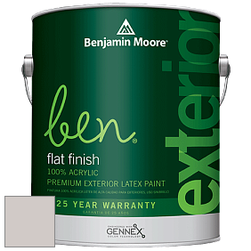 Benjamin Moore Ben 541 Waterborne Exterior Flat Finish краска цвет AF-665 
