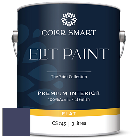 COLOR SMART CS 745 ELIT PAINT глубокоматовая моющаяся краска цвет 2067-10 Midnight Navy