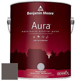 Benjamin Moore Aura 631 Waterborne Exterior Satin Finish краска цвет 2112-30 Stone Brown