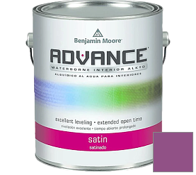 Краска Benjamin Moore 792. Advance Interior Paint-Satin эмаль цвет 2074-30 Twilight Magenta