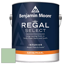 Benjamin Moore 550 Regal Select Waterborne Interior Pearl Finish краска цвет 563 Douglas Fern