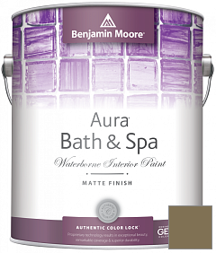 Краска Benjamin Moore Aura Bath & Spa Interior Paint Matte Finish (532) цвет 517 Greenbrook