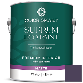 Краска COLOR SMART CS 619 SUPREM ECO PAINT матовая краска цвет 2071-10 Exotic Purple