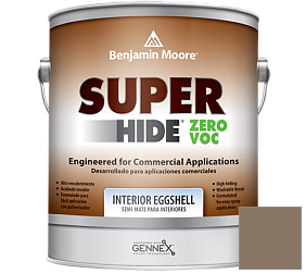 Краска Benjamin Moore 357. Super Hide Zero Voc Interior Eggshell краска цвет 999 Rustic Taupe